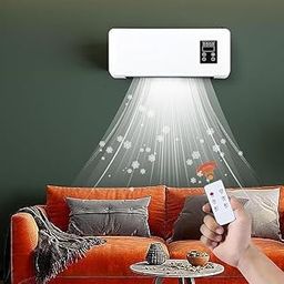 KALSHARI® Wall Heater Three Gears 1800W Wall Mounted Air Conditioner Heater for Office | Home Improvement | Heating Cooling & Air |Home & Garden |1 Wall Heater (EU standard)-picture-19
