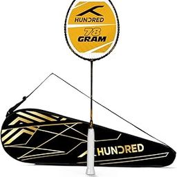 Hundred Glory Limited Edition Strung Badminton Racket with Full Racket Cover | 78 grams | Matte Finish | Maximum Tension ≤ 32 LBS-image-44
