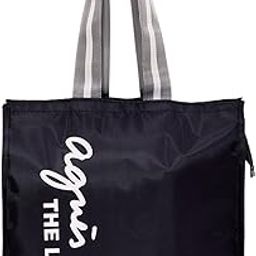 Kuber Industries Lunch Bag | Parachute Lunch Bag | Lunch Bag for Office | Collage Lunch Bags | Lunch Bag for Adults | Zipper Lunch Bag with Handle | The Lunch Bag | Black-image-36