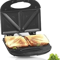 Urban Chef Sandwich Maker With Grill and Toast - Electric Toaster Griller With Thermostat Knob - 1 Year Warranty (750W, Black)-image-37