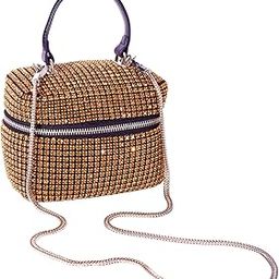 Mini Vanity Party Clutch Bag with Rhinestones and Detachable Chain-image-48