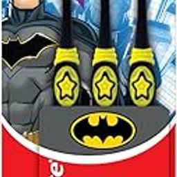 Colgate Kids Batman Manual Toothbrush, Extra-soft Bristles and Built-in Tongue Cleaner, Compact Head and Non-Slip Handle (Pack of 3)-27