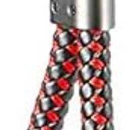 KEYCARE® Universal car Key Holder Handwoven Leather Thread Key Chain Keyring (Red-Black)-image-61