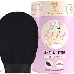 Bathing glove,Exfoliating Glove - Pure Viscose Fibre, Tan Removal for Face and Body,Triple-Layered Exfoliating Body Glove for Dead Skin,-image-9