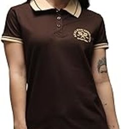 Womens Short Sleeve Regular Fit Solid Polo Tshirt-image-95