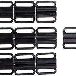 3NH® 10 Set PVC Bra Closure Sewing Clips Back Strap Holder Accessories Black|T-Shirt Bra| Strapless Bra|Lace Bra|Bralette|Wireless Bra|Padded Bra|Nursing Bra-image-4