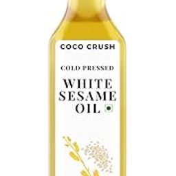 COCO CRUSH White Sesame Oil for Baby Massage | Cold Pressed & 100% Natural | Nourishing Oil for Body & Hair | Certified Organic & Gentle on Delicate Skin (500ML)-image-13