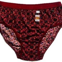 Brasso, Women's Briefs | Full Coverage,100% Cotton, Hosiery, Mid Waist | Outer Elastic Waistband | Breathable, Underwear, Innerwear, Panties | Floral Printed (Combo Pack of 2) (Multicolour-picture-12