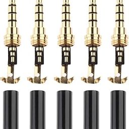 ATORSE 5 Pieces Universal DIY 3.5mm Audio Jack Plug Male Head for Earphone Headset-picture-28