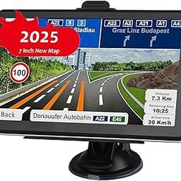 GPS Navigation for Car, Latest 2022 Map 7 inch Touch Screen Car GPS 256-8GB, Voice Turn Direction Guidance-10
