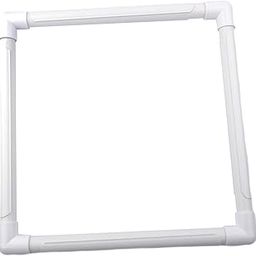 Club Bollywood®White Tapestry Scroll Embroidery Frame Cross Stitch DIY Craft Sewing Tool 36x36cm| Needlecrafts & Yarn | Embroidery & Cross Stitch |1 Piece Embroidery Clip Frame-image-28