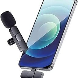 MS Wholesellar 2 in 1 K8 Wireless Microphone, Digital Mini Portable Recording Clip Mic with Receiver for All Type-C Lightning Mobile Phones Camera Laptop for Vlogging YouTube Online Class, Zoom Call-image-20