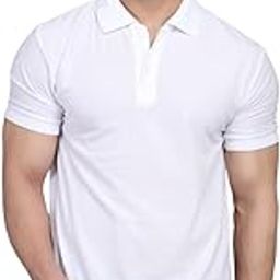 Men's Cotton Blend Polo T Shirt | Collar Tshirts | Half Sleeves | Plain-Regular Fit (Pack of 1)-image-83