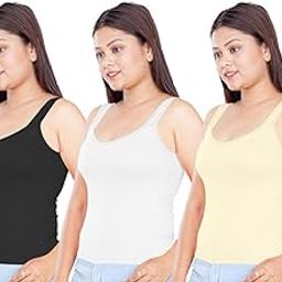 Camisole Tank Top for Women | Ultra-Soft Pure Cotton Innerwear-image-50