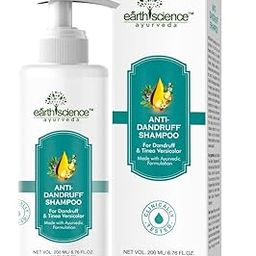 Earth Science Ayurveda Anti Dandruff Shampoo with Tea Tree & Rosemary No SLS, Paraben Men or Women 200 ml Pack of 1-image-47