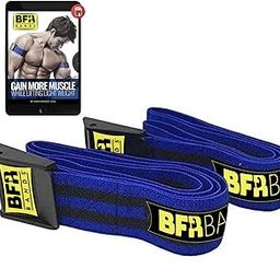BFR BANDS PRO Occlusion Training Bands, Blood Flow Restriction Bands for Arms, Legs or Glutes, Help Gain Muscle Without Heavy Weight Lifting, Strong Elastic Strap + Quick-Release-image-59