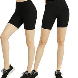 Girl & Boy Cotton Spandex Cycling Shorts, Yoga & Workout Gym Shorts Pack of 2-picture-14