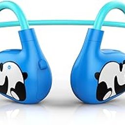BANIGIPA Kids Headphones, Open Ear Headphones, Wireless Bluetooth 5.4 Headset w/Mic for Calling Studying Traveling, 13g Ultra-Light Comfort, 85dB Healthy Volume Control Protect Hearing, 10H Playtime-picture-16