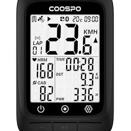 COOSPO Bike Computer GPS Wireless, ANT+ Cycling Computer GPS with Bluetooth , Multifunctional ANT+ Bicycle Computer GPS with 2.3 LCD Screen, Bike Speedometer with Auto Backlight IP67-picture-30