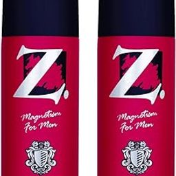 Z magnetism for men Men's Classic Deo, 150Ml X 2, Classic Deodorant, Musky Fragrance For Men, Long Lasting Perfume, Body Spray Combo, (Pack Of 2)-22