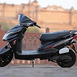 Yugbike Electric Scooter with Steel Guard|60V Lead acid Battery | Runs Approx. 60 km on one Charge | Non RTO | Single Disc Brake | Reverse Feature |Adult-image-43