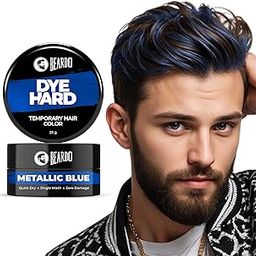 Beardo Dye Hard Temporary Hair Color - Metallic Blue, 25g | Temporary 1-Day 1-Wash | DIY Instant Hair Color Makeup for Men | No Bleach | No Ammonia | No Damage-image-41