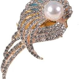 Brooch Pin Fashion Crystal Rhinestone Jewellery Pin Vintage Accessories Decoration Clothing Bouquet Brooches for Bridal Women Girl- X002-image-84