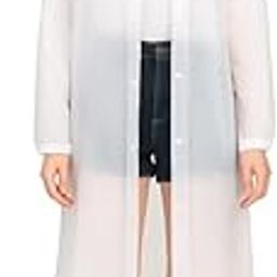 EVA Material Waterproof Unisex Raincoat with Hood | Free Size Full Sleeves Rainwear with Drawstring, Snap Button Closure for Outdoor Hiking, Camping, Trave| Reusable Poncho for Men and Women-image-15