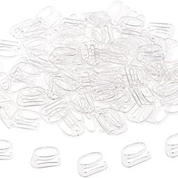 FABLOFT® 100pcs Nylon Fig 9 Lingerie Adjustment Lingerie Bra Accessories 8mm Clear-image-23