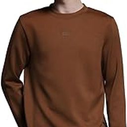 Polyester Blend Men's Round Neck Sweatshirt-image-18