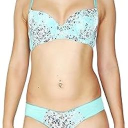 Women Floral Print Underwired Imported Seamless Padded Bra Panty Set| Sexy Lingerie Sets/Honeymoon Sets-image-76