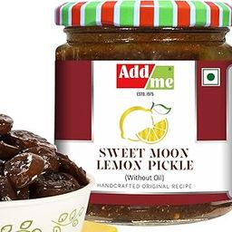 Add me Home Made khatta meetha Purana Nimbu Ka achar, Sweet Lemon Pickle 200gm Without Oil Glass Pack-image-11