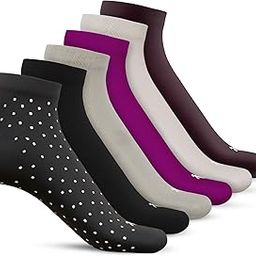 Bamboo Ankle Length Socks for Men and Women | Anti-Odor, Blister-Free, Super Soft, & Breathable | Office, Lounge, Cycling & Running | Pack of 6-image-73