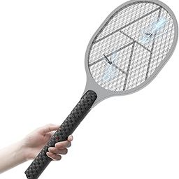 UN1QUE Mini Mosquito Bat | AA Battery Operated Electric Fly Swatter | Mosquito Killer Racket with Scratch-Resistant Handle - Ideal for Home & Travel - 6 Months Warranty (Grey)-13