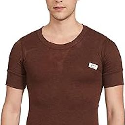 THERMOCOT Men's Solid Regular Fit Vest (Volcano R-N H-S-75_Brown-image-21