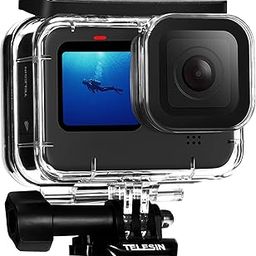 TELESIN Waterproof Dive Case for GoPro Hero 10/9 Black, Underwater Housing Shell Supports 60M/196FT Action Camera Acceessories-picture-21