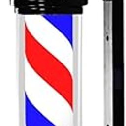 UJEAVETTE® Barber Pole Led Light Hair Salon Signage Light For Barbershop Indoor Outdoor Black-51