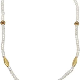 Necklace 925 Sterling Silver Solid Beads Gold Rhodium Women Natural Freshwater Pearl Gem Stone 18" inches L202-image-61