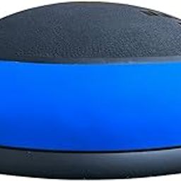 Genuineite Wave Speed Ball Semicircle Balance Ball for Gym Back and Abdominal Training Dia Blue | Balance Ball Half Exercise Ball with Tube and Foot Pump (Balance Ball)-17