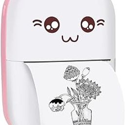 Mini Thermal Pocket Printer | Wireless Bluetooth Portable Printer for Printing Labels, Memo, Stickers, Photos, QR Codes,-22