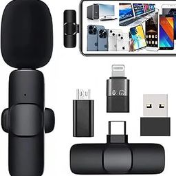 Careflection K8 Wireless Plug & Play Type C, iPhone, Micro USB, USB Normal PC Ports Collar Mic Supported Only Android Smartphone-25