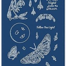 Clarity Stamps Cherry's After The Darkest Night Montage Elements A5 Groovi Plate-image-75
