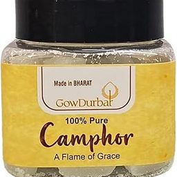 Gowdurbar Camphor_ 50g - Instant Purifier | Natural Aroma | Ancient Formula for a Pure & Pleasant Environment [Pack of 2]-image-49
