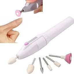 Moolten Professional Nail Polish Dryer Machine and Salon Decorator Shaper Manicure Kit (White)-picture-11
