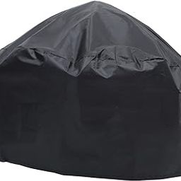 SEWOART Thickened Outdoor Fire Pit Cover Heavy Duty Protector Sleeve and Durable for Gardens and Backyards Black Design-image-36