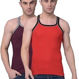 Men's Solid Cotton Gym Vest (Colour May Vary)-image-18