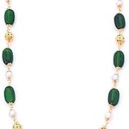 Stylish Green Crystal Beads Gold plated Mangal Sutra Tali/Tanmaniya/Nallapusalu/Mangalsutra for Women-image-43