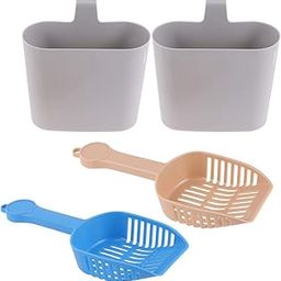 POPETPOP 2pcs Shovel Kitten Litter Scoop Pet Poop Sifting Litter Scoop Holder Cleaning Accessories Kitten Sifter Pet Litter Sands Small Scoop for Pet Kitten Sands Cat Solid Particles-18