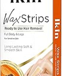 Ikin Instant Wax Strip With Papaya&Lemon Extract For Women Normal Skin-20 Strips Long Lasting Soft&Smooth Skin Cold Gel Wax Hair Removal Upto 4 Weeks Of Smoothness With 4 Perfect Wipes,20 Count-image-25