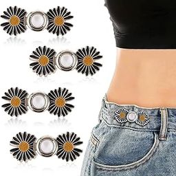 YEKDA 4 Pack Black Snap Jeans Buttons – Durable, Rust-Resistant Replacement Buttons for Denim Pants and Jackets – Quick DIY Repair Kit for Sewing and Crafting Projects-1